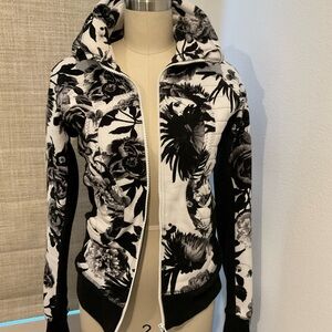 lululemon athletica Monochrome Floral Bomber Jacket